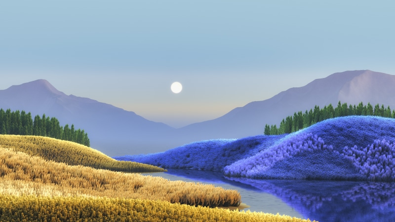 Windows 4K Dawn Landscape
