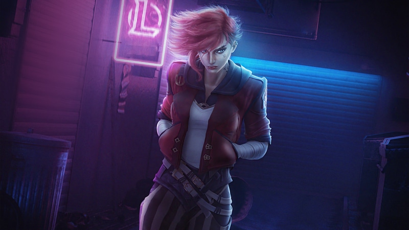 Vi from Arcane League of Legends 4K