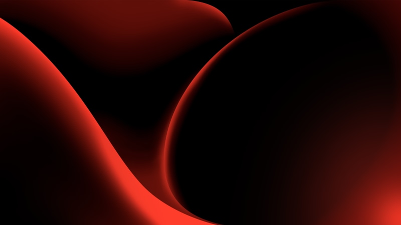 Abstract Red and Black Digital Art 4K