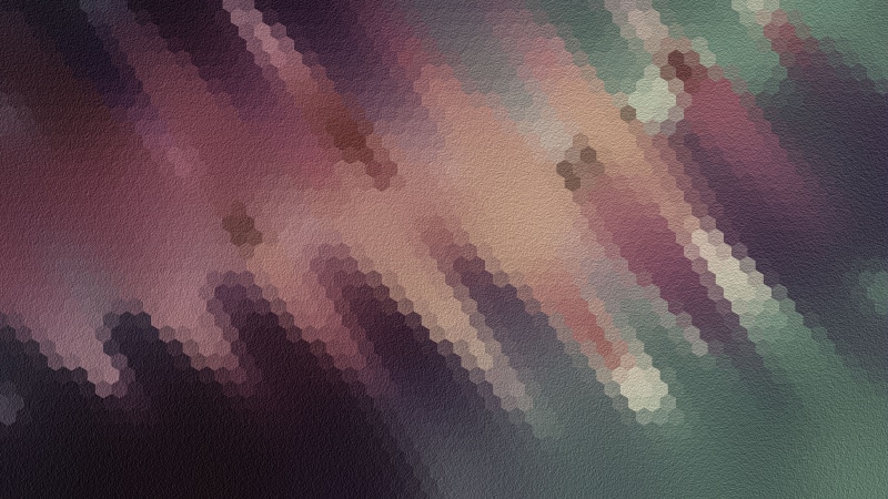 Abstract digital art with hexagonal patterns