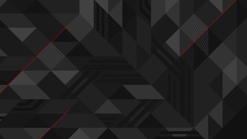Abstract geometric dark digital art 4K