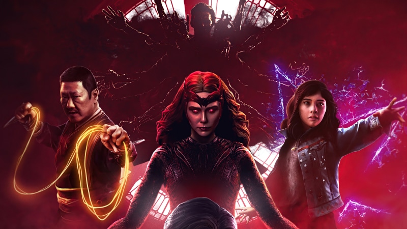 Scarlet Witch and allies from Doctor Strange in the Multiverse of Madness