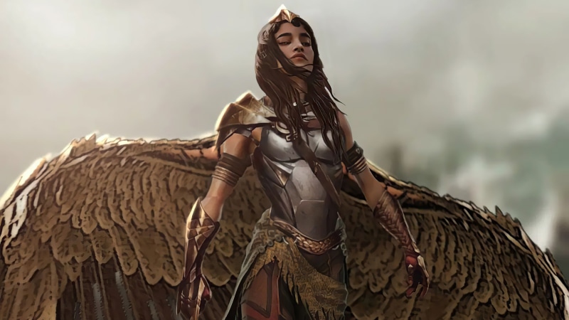 Hawkgirl artwork 4K