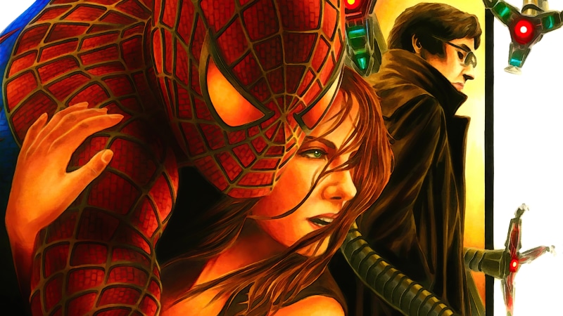Spider-Man and Mary Jane with Doctor Octopus