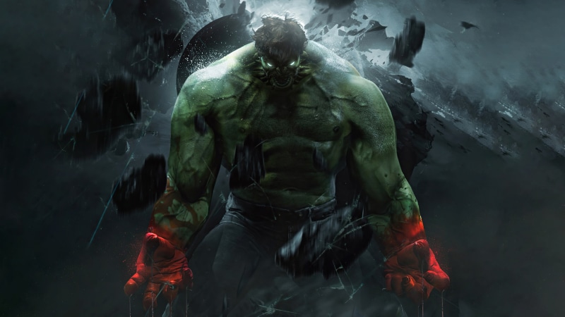 The Hulk artwork 4K