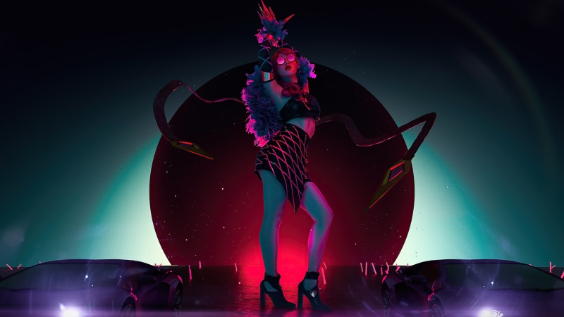 K/DA Evelynn from League of Legends Cosplay