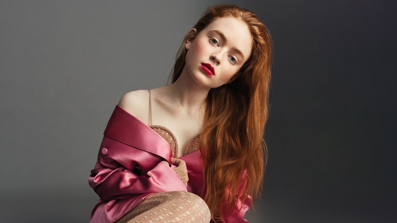 Sadie Sink in a photoshoot