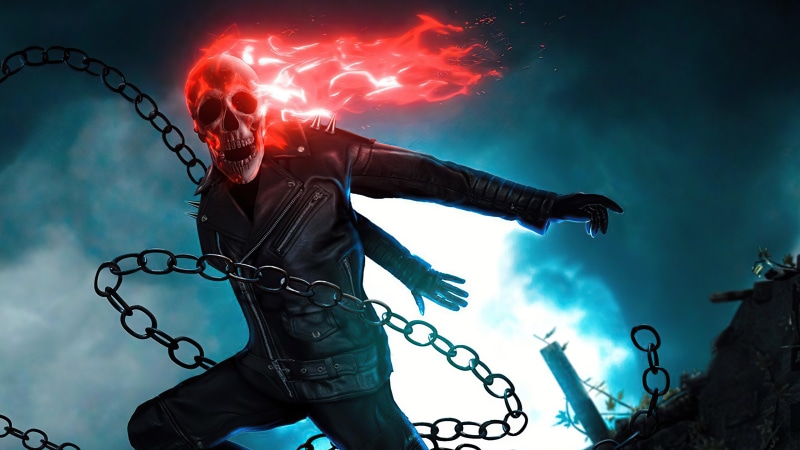 Ghost Rider from Marvel Comics 4K