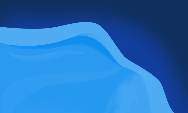 Abstract blue waves on dark blue background 4K