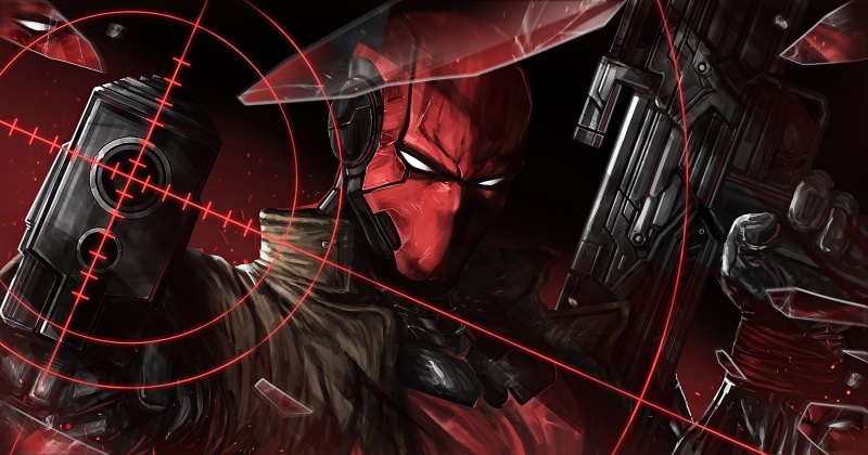 Red Hood from Titans art