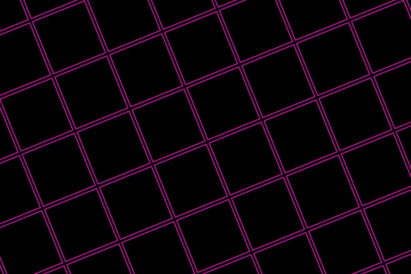 Minimalist Pink Grid on Black Background 4K