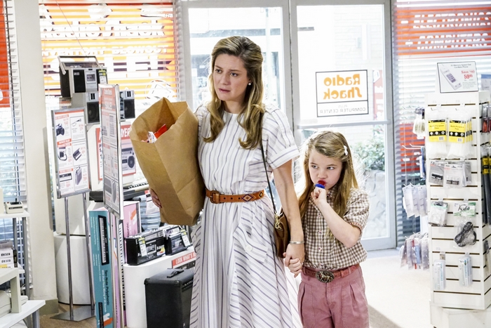Mary and Missy Cooper at Radio Shack