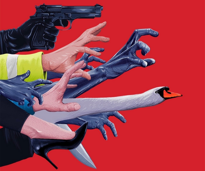 Cornetto Trilogy: Hands, Gun, Knife, and Swan