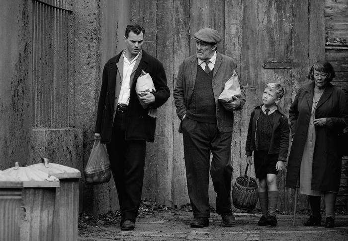 Jamie Dornan, Ciarán Hinds, Judi Dench, Jude Hill in Belfast