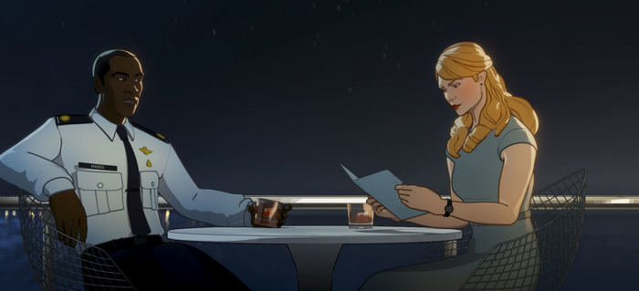 What If...? James Rhodes and Pepper Potts at night