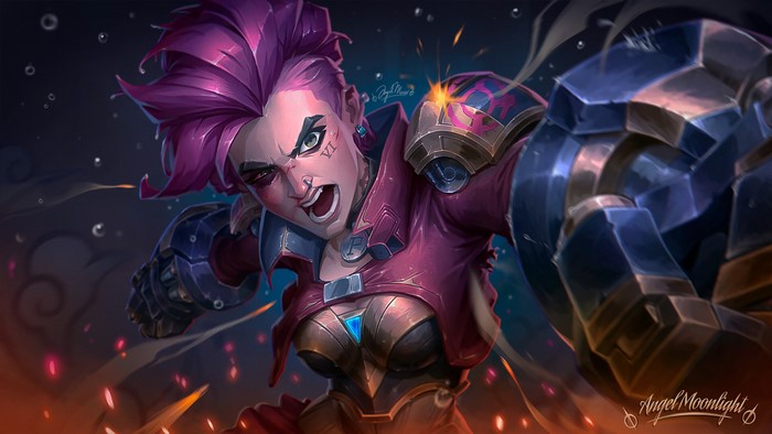 Vi League of Legends fierce punch