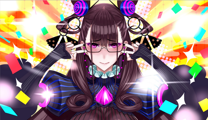 Murasaki Shikibu celebrating in Fate/Grand Order