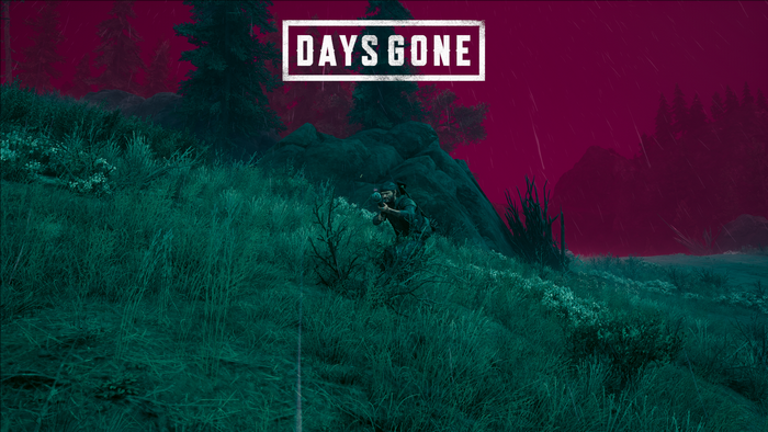 Days Gone: Deacon St. John on a rainy hillside