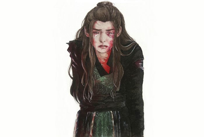 Xue Yang crying with blood, The Untamed