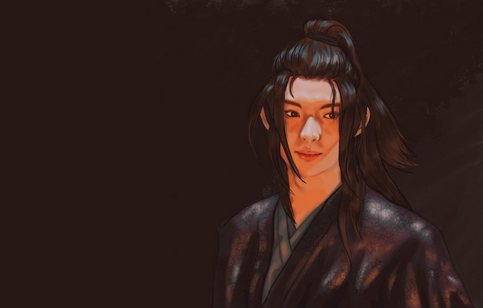 Digital painting of Xue Yang from The Untamed