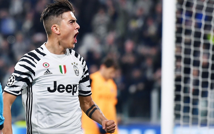 Paulo Dybala's passionate celebration for Juventus
