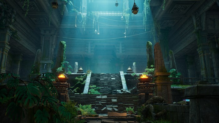 Outcast 2: A New Beginning - Overgrown Temple Interior