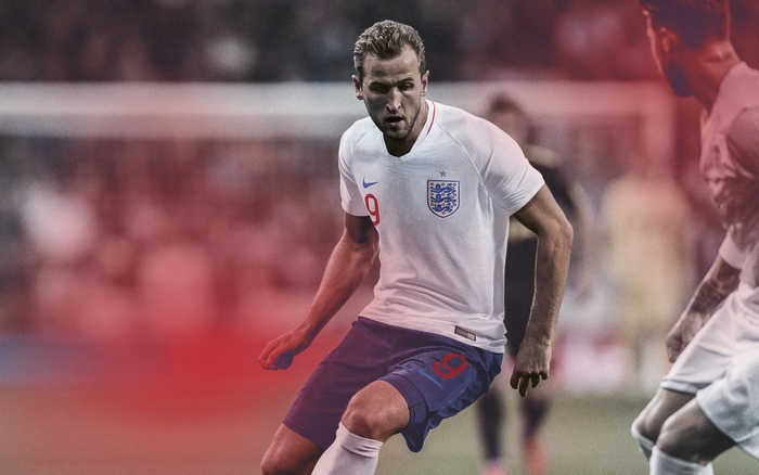 Harry Kane playing for England National Football Team
