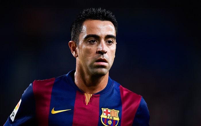 Xavi in FC Barcelona Jersey
