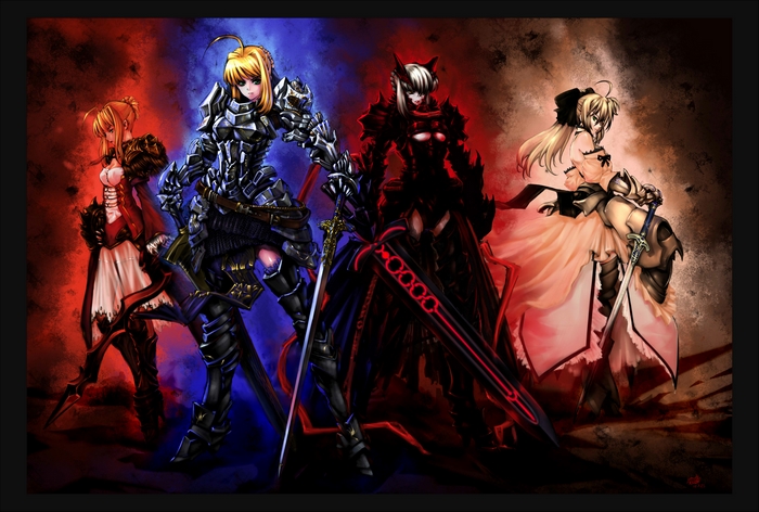 Fate/Grand Order: Saber, Saber Alter, Nero Claudius
