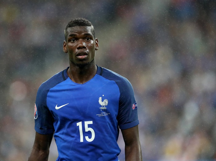 Paul Pogba in France National Football Team jersey