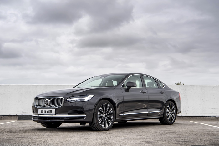 Volvo S90 T8 AWD Luxury Car Parked Outdoors