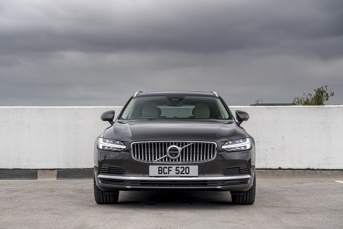 Dark Grey Volvo V90 Luxury Car