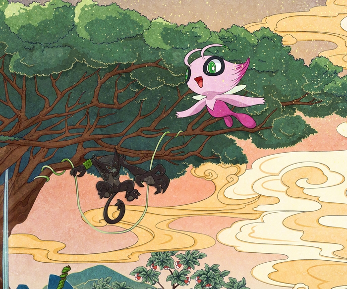 Pokémon: Secrets of the Jungle - Celebi and Zarude
