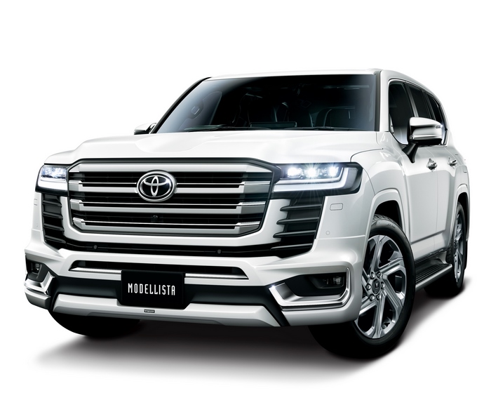 White Toyota Land Cruiser Modellista SUV