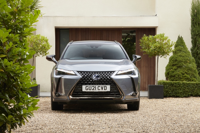 Lexus UX 250H Luxury SUV in Driveway
