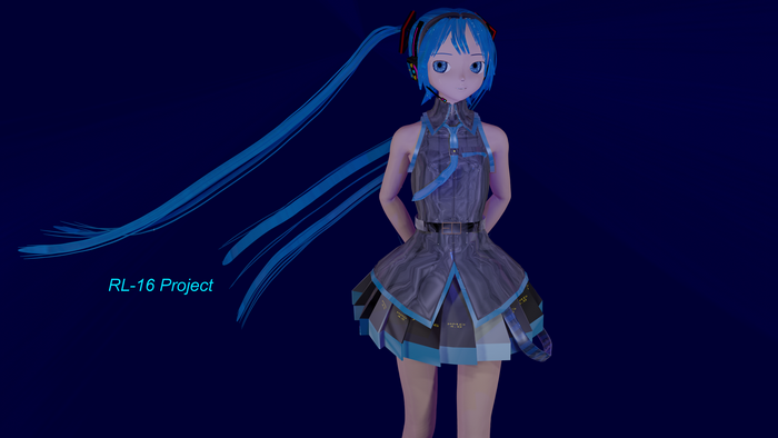 Hatsune Miku Blender RL-16 Project