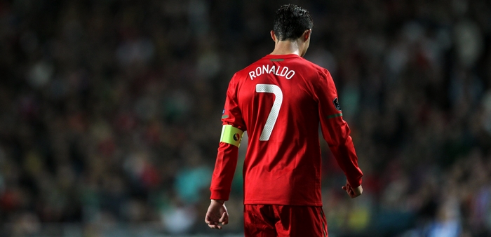 Cristiano Ronaldo in Portugal national team jersey