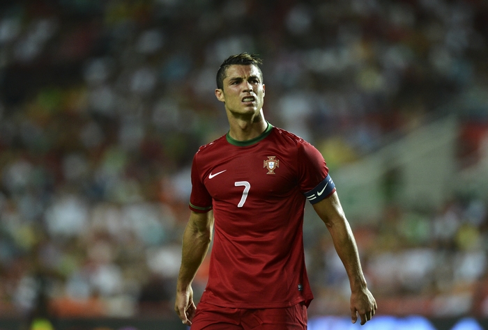 Cristiano Ronaldo in Portugal National Football Team Jersey