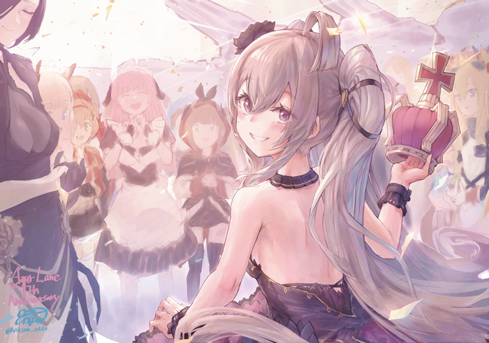 Azur Lane 7th Anniversary Celebration with Queen Elizabeth
