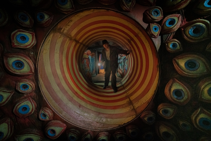 Bradley Cooper in Nightmare Alley's eye tunnel