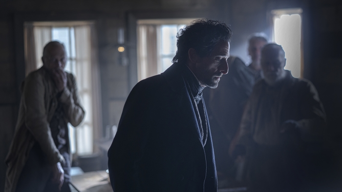 Adrien Brody in Chapelwaite looking down
