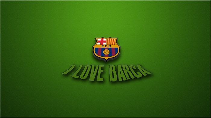 FC Barcelona I Love Barca Logo