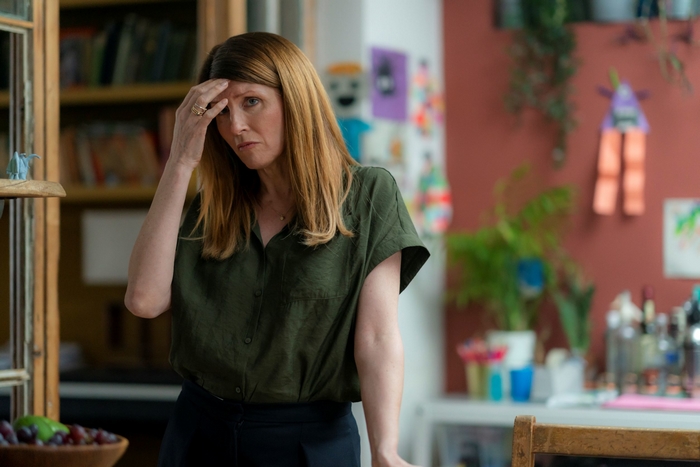 Sharon Horgan looking stressed in Together HD