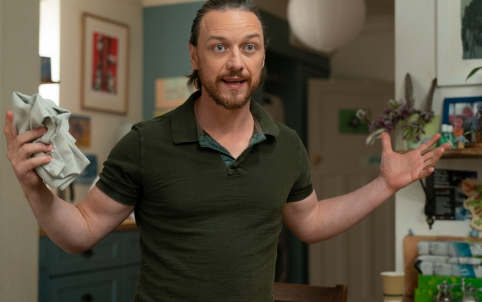 James McAvoy in Together looking expressive