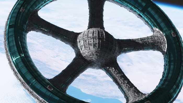 Space Odyssey IV: Futuristic Ring Space Station