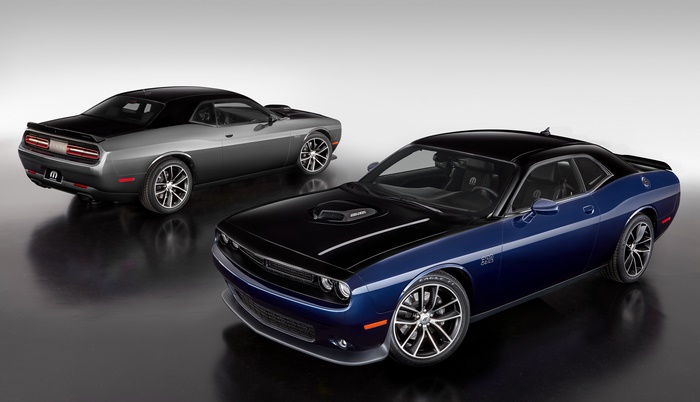 Two Dodge Challenger 4K Muscle Cars