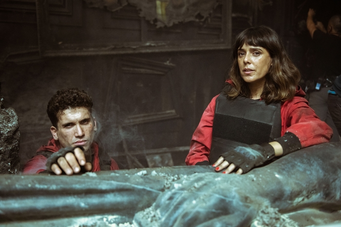 Money Heist Río and Tokyo in intense scene 4K