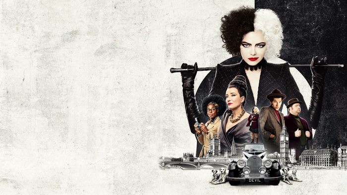 Cruella 4K movie poster featuring Emma Stone
