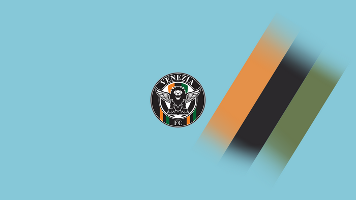 Venezia F.C. Logo with Diagonal Stripes