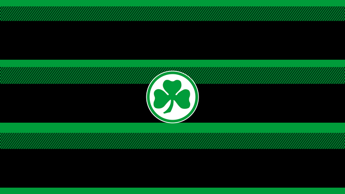 SpVgg Greuther Fürth Shamrock Logo Green Black Stripes